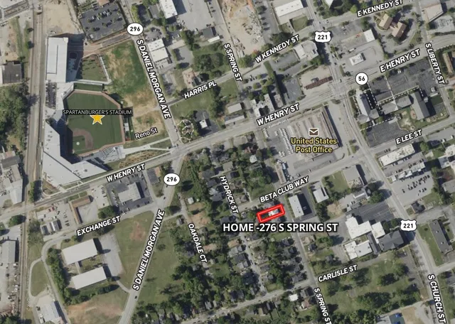 $299,000 | 276 South Spring Street, Spartanburg, SC 29306