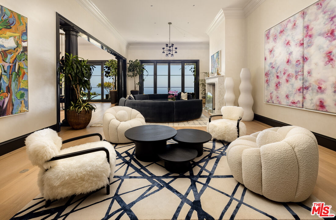 1140 East Mountain Drive Santa Barbara, CA 93108 - Photo 11 of 42 a living room with furniture and wooden floor