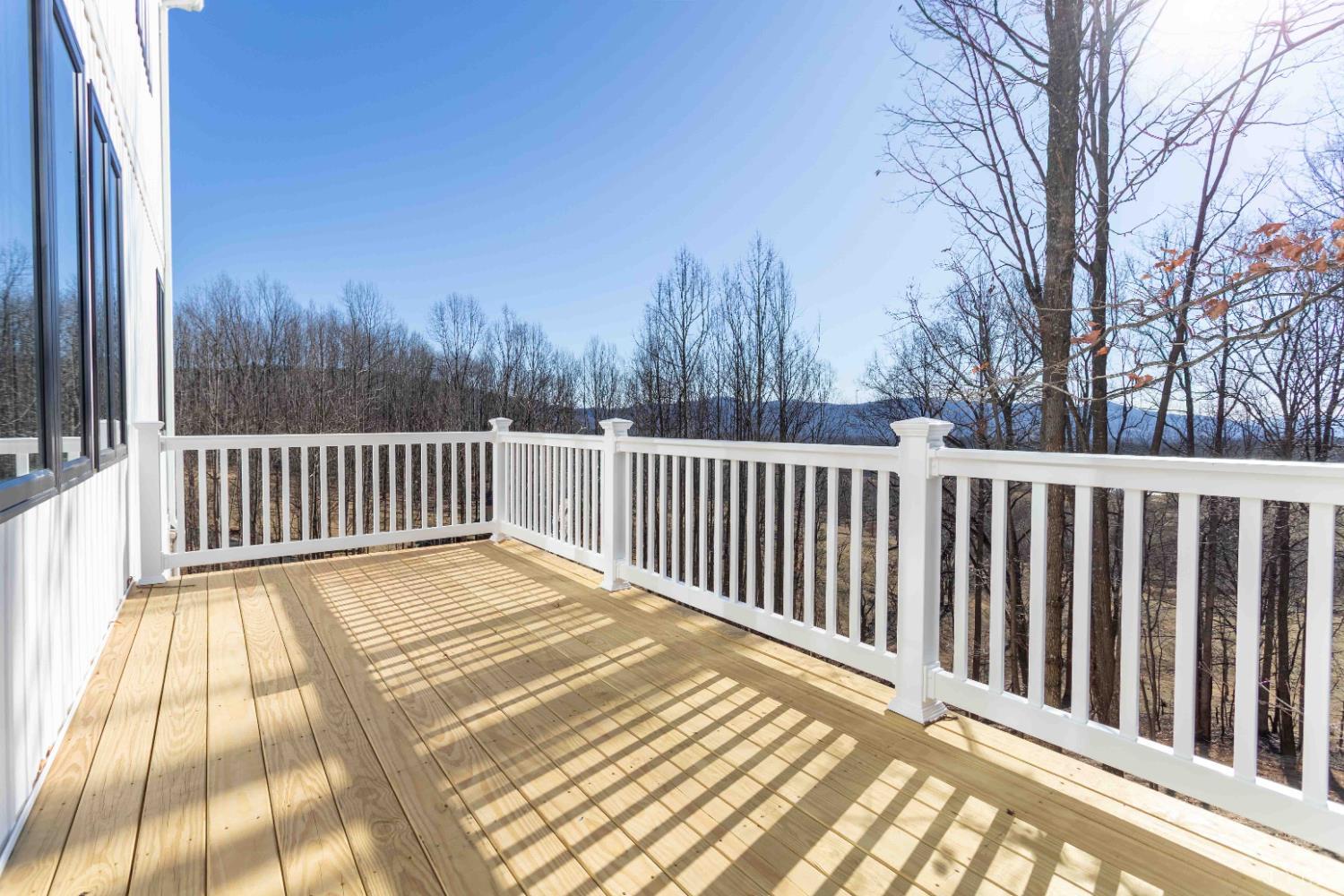 1115 Thornblade Way Blue Ridge, VA 24064 - Photo 39 of 44 a view of backyard with small cabin