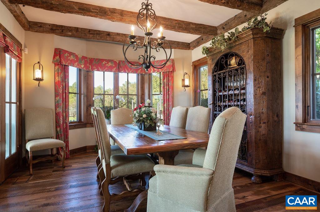 5095 Wesley Chapel Road Free Union, VA 22940 - Photo 25 of 75 a view of a dining room with furniture window and wooden floor