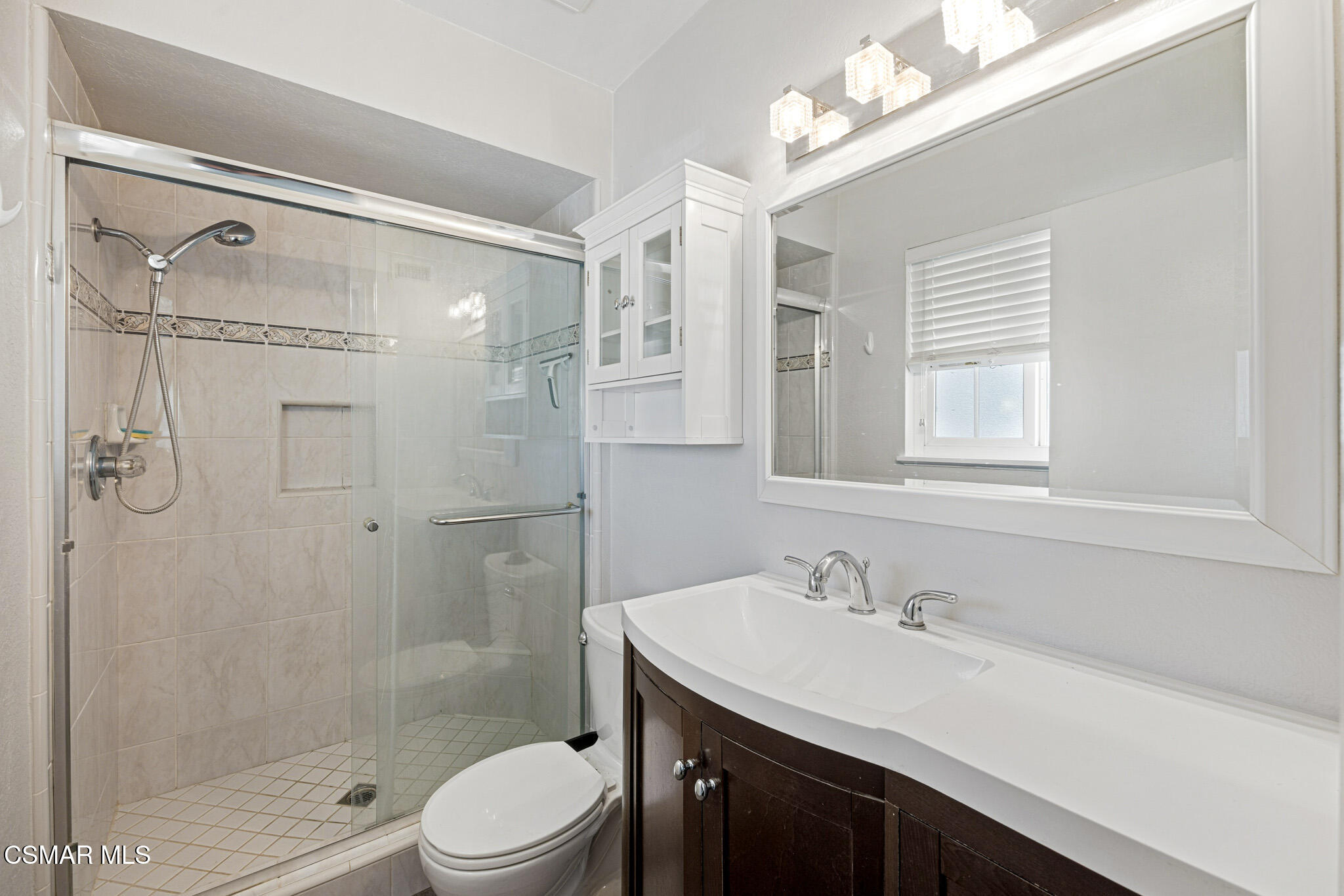 1521 Church Street Simi Valley, CA 93065 - Photo 10 of 16 a bathroom with a sink granite toilet and shower
