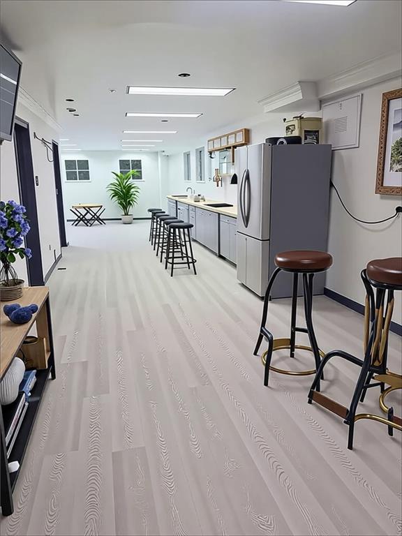 132-38 41st Avenue Queens, NY 11355 - Photo 3 of 5 a dining room with furniture and wooden floor
