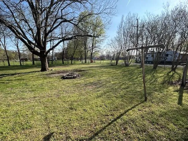 a view of yard with tree