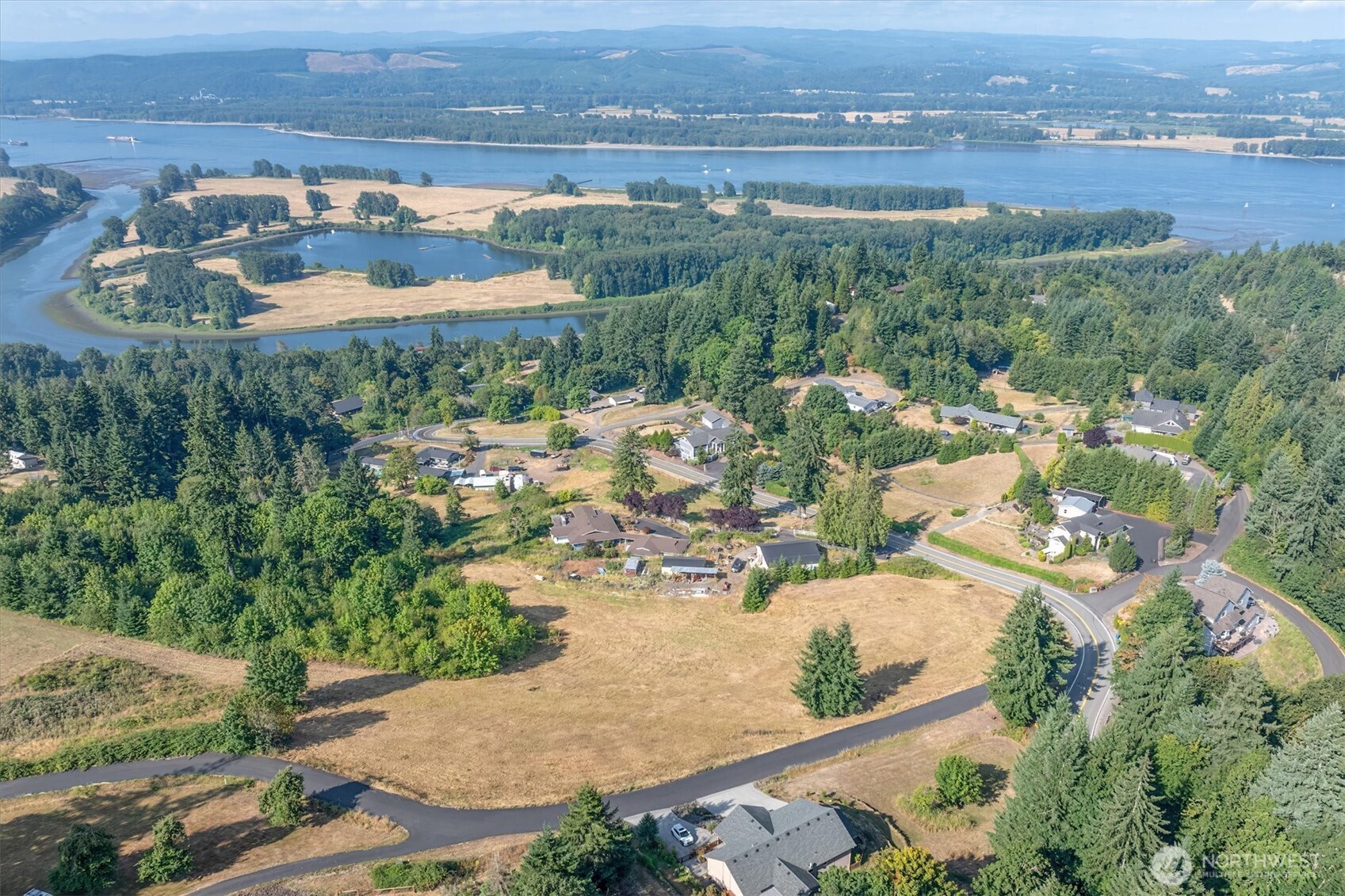 110 Jade Road Woodland, WA 98674 - Photo 17 of 32 an aerial view of residential building with outdoor space
