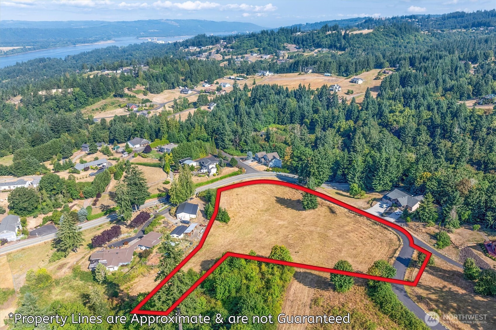 110 Jade Road Woodland, WA 98674 - Photo 21 of 32 an aerial view of tennis court