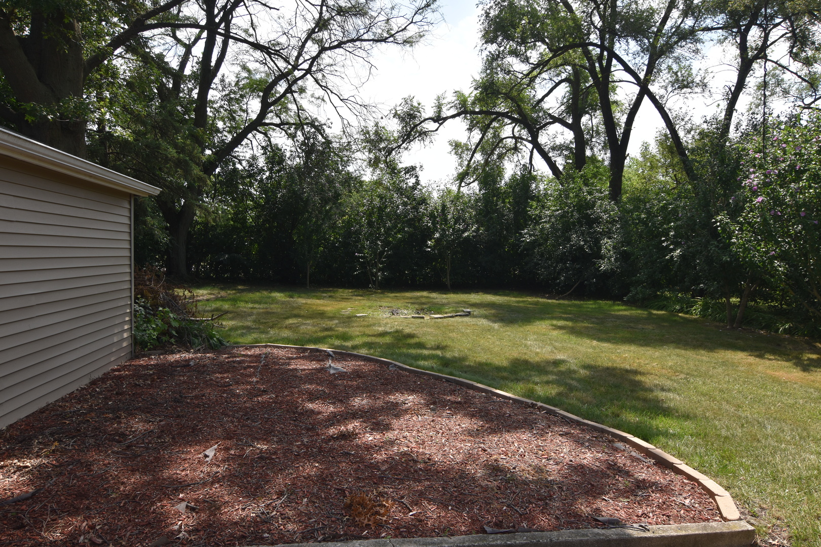 317 Mohawk Street Park Forest, IL 60466 - Photo 16 of 20 a view of a backyard with large trees