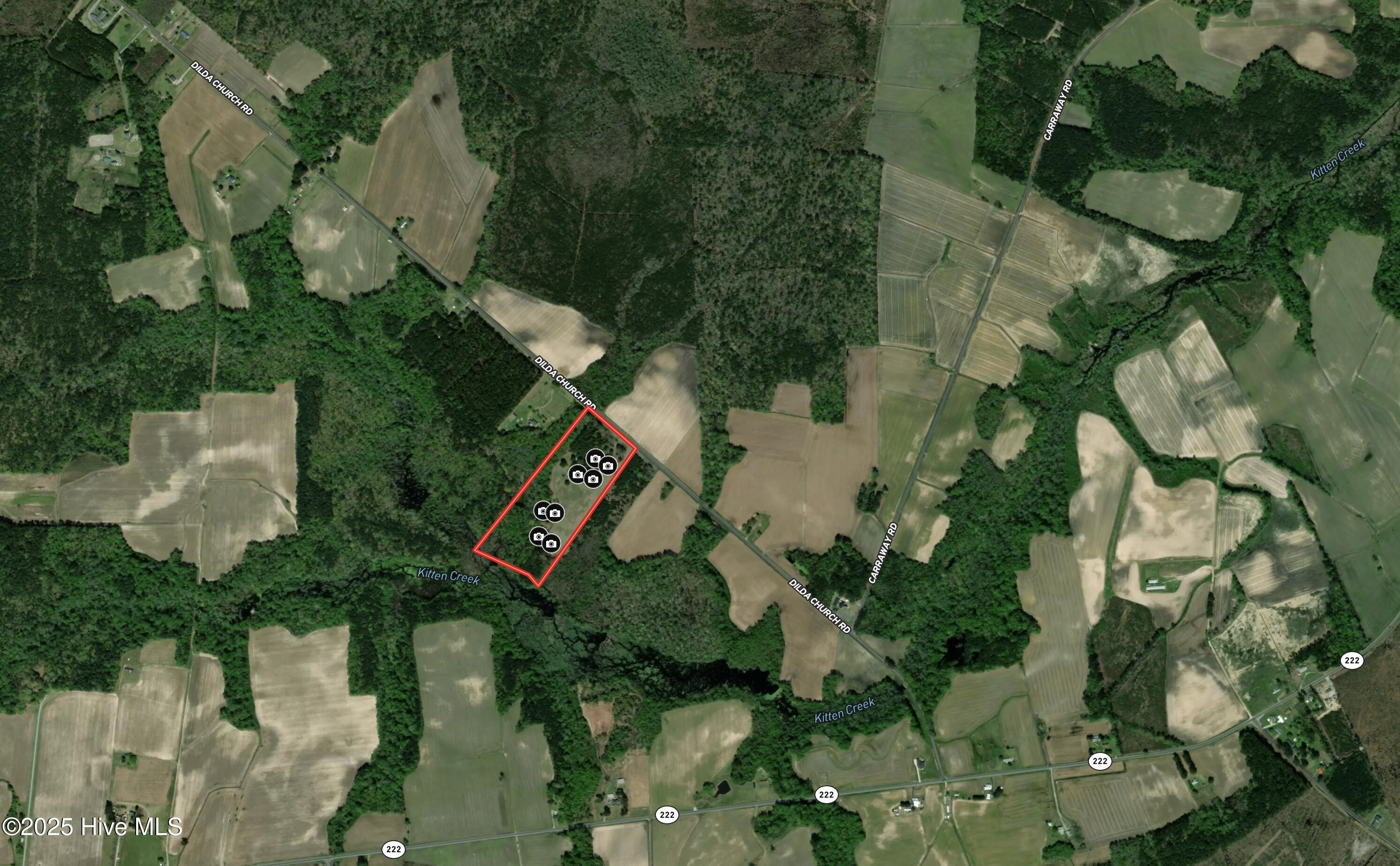 5369 Dilda Church Road Fountain, NC 27829 - Photo 46 of 46 LandID Map