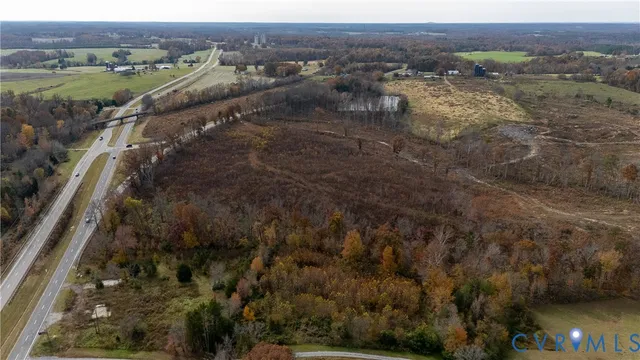 a view of a lake with houses
