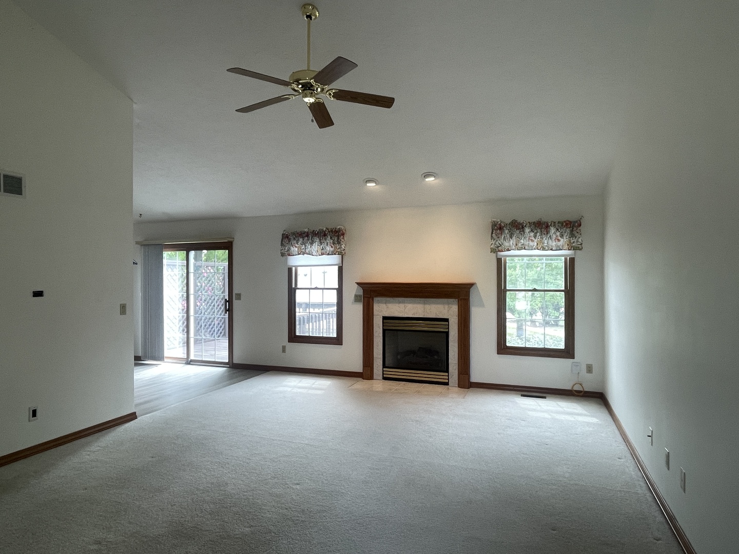 205 Field Court Normal, IL 61761 - Photo 5 of 22 a view of empty room with a fireplace