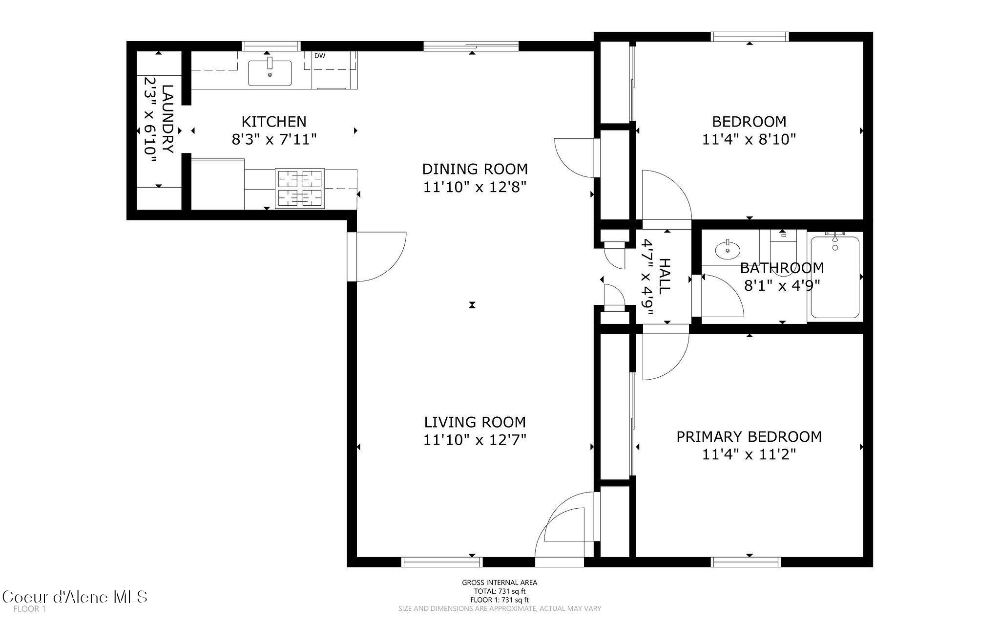 1715 Main Street Sandpoint, ID 83864 - Photo 22 of 22 Floor Plan