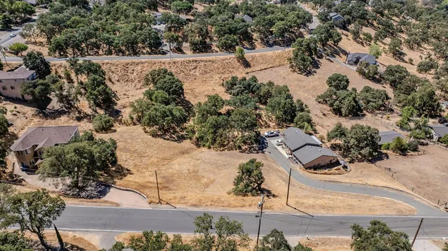 a view of a city with a mountain
