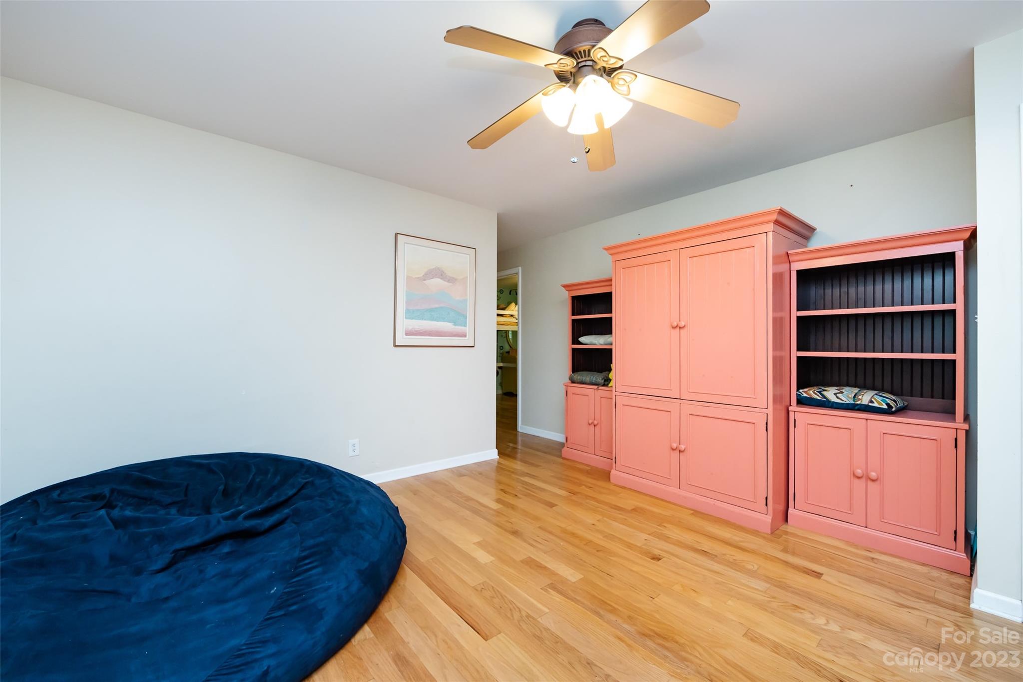 9441 Man O War Road Indian Land, SC 29707 - Photo 32 of 45 a bedroom with a bed and a ceiling fan