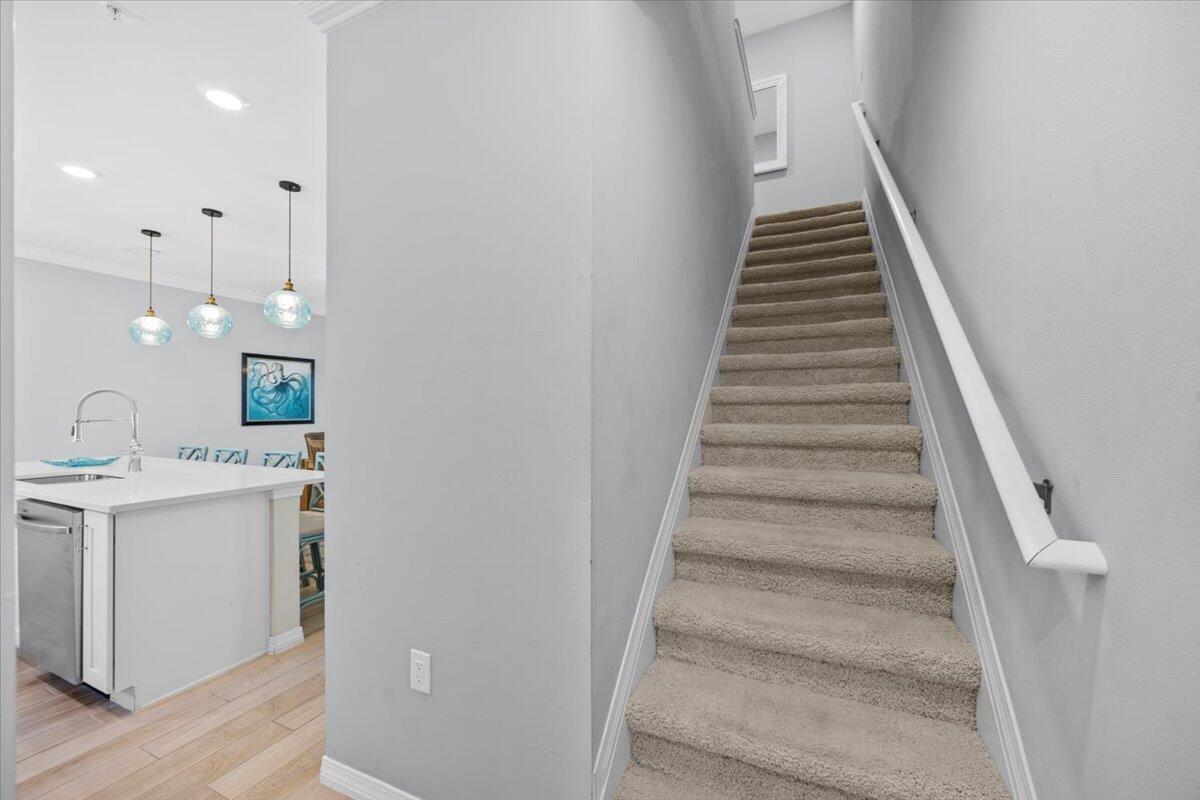 14241 Beach Heather Court Perdido Key, FL 32507 - Photo 23 of 39 a view of entryway and hall with wooden floor