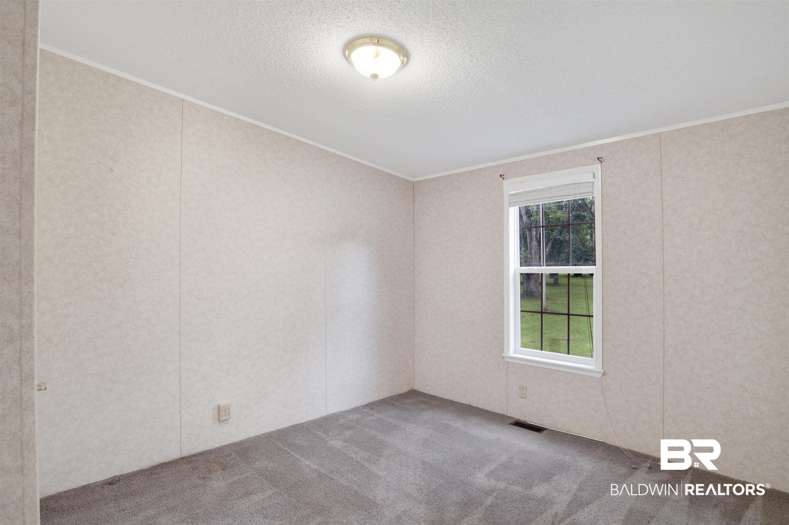 25700 County Road 71 Robertsdale, AL 36567 - Photo 15 of 40 Carpeted spare room featuring crown molding and a textured ceiling