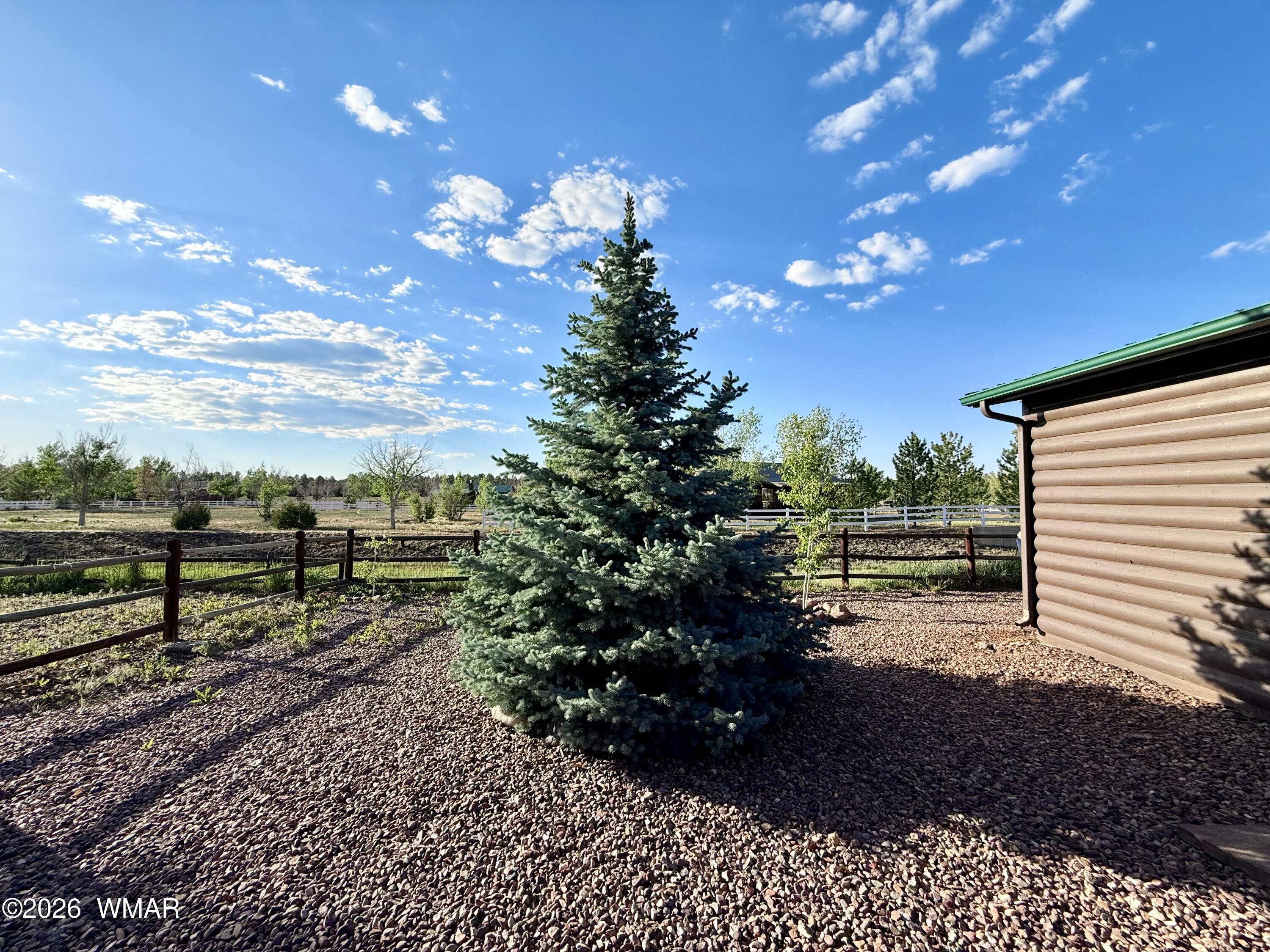2334 Buffalo Loop Overgaard, AZ 85933 - Photo 18 of 25 a view of a yard with wooden fence