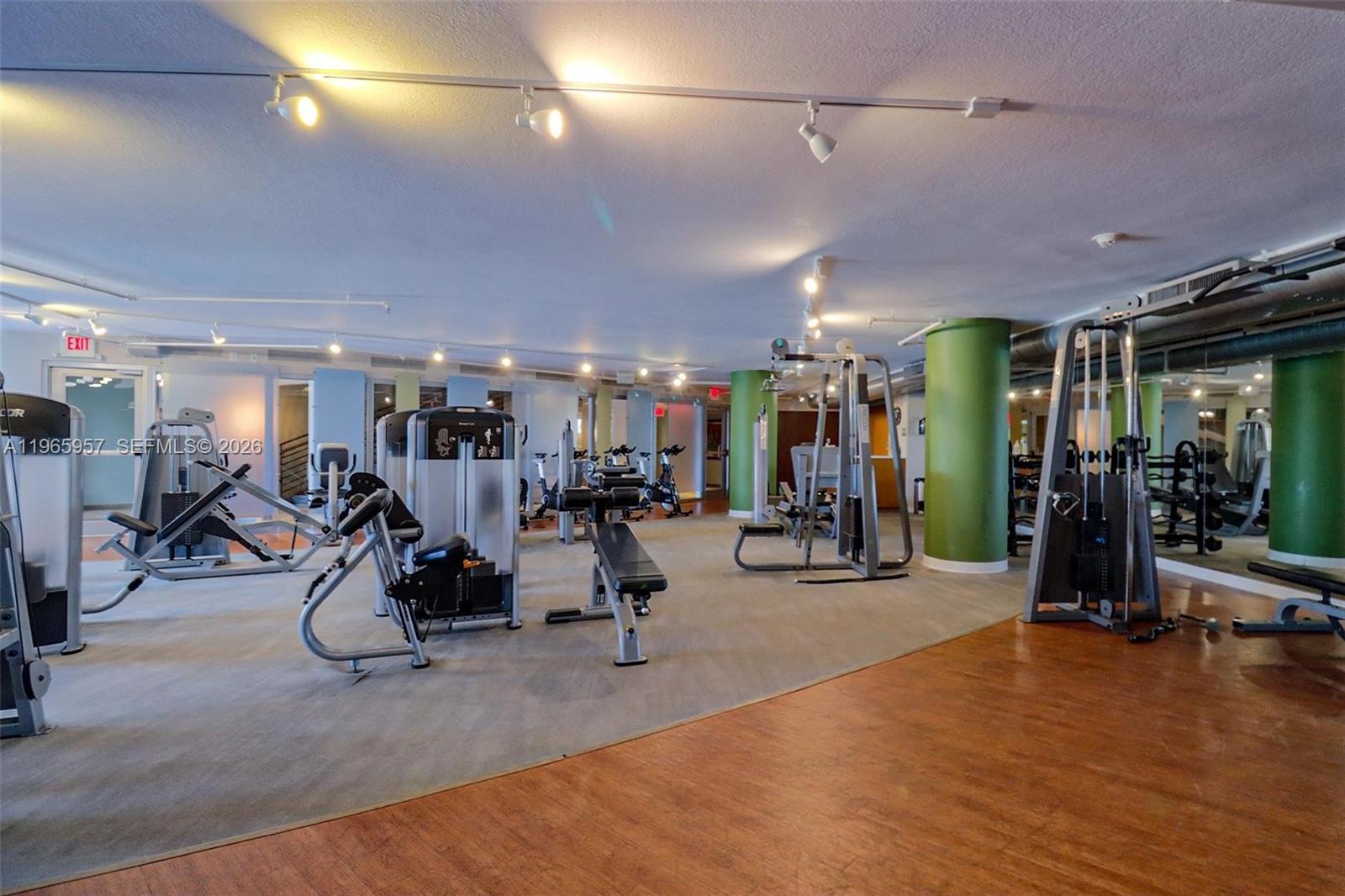 2681 North Flamingo Road, Unit 2302S Sunrise, FL 33323 - Photo 22 of 25 a view of a room with gym equipment
