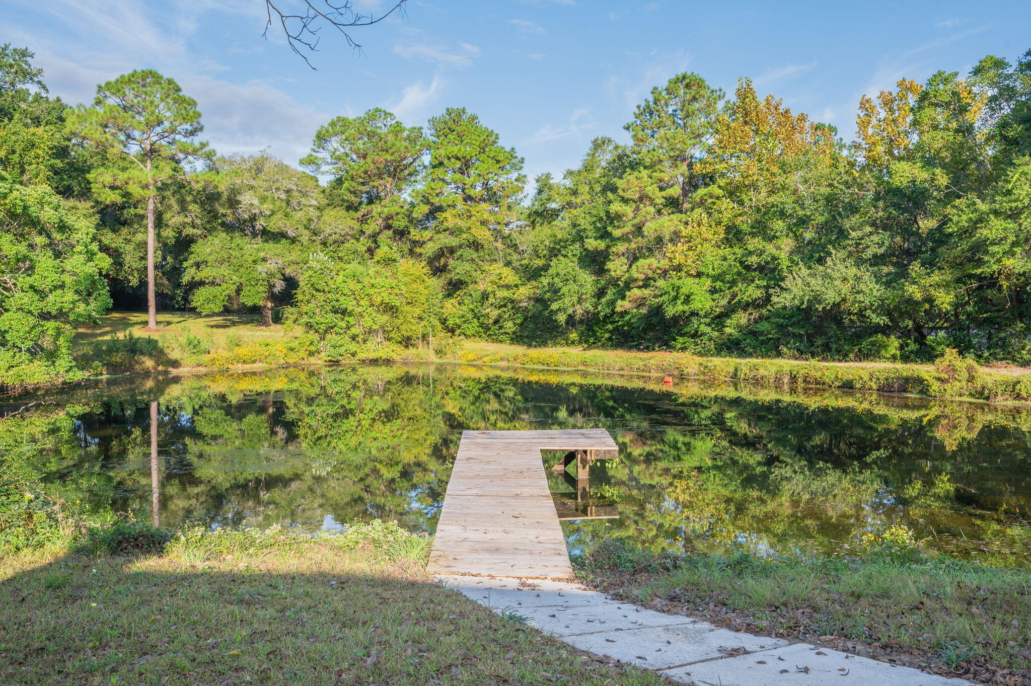 1260 East Chestnut Avenue Crestview, FL 32539 - Photo 2 of 61 a view of a pathway both side of yard