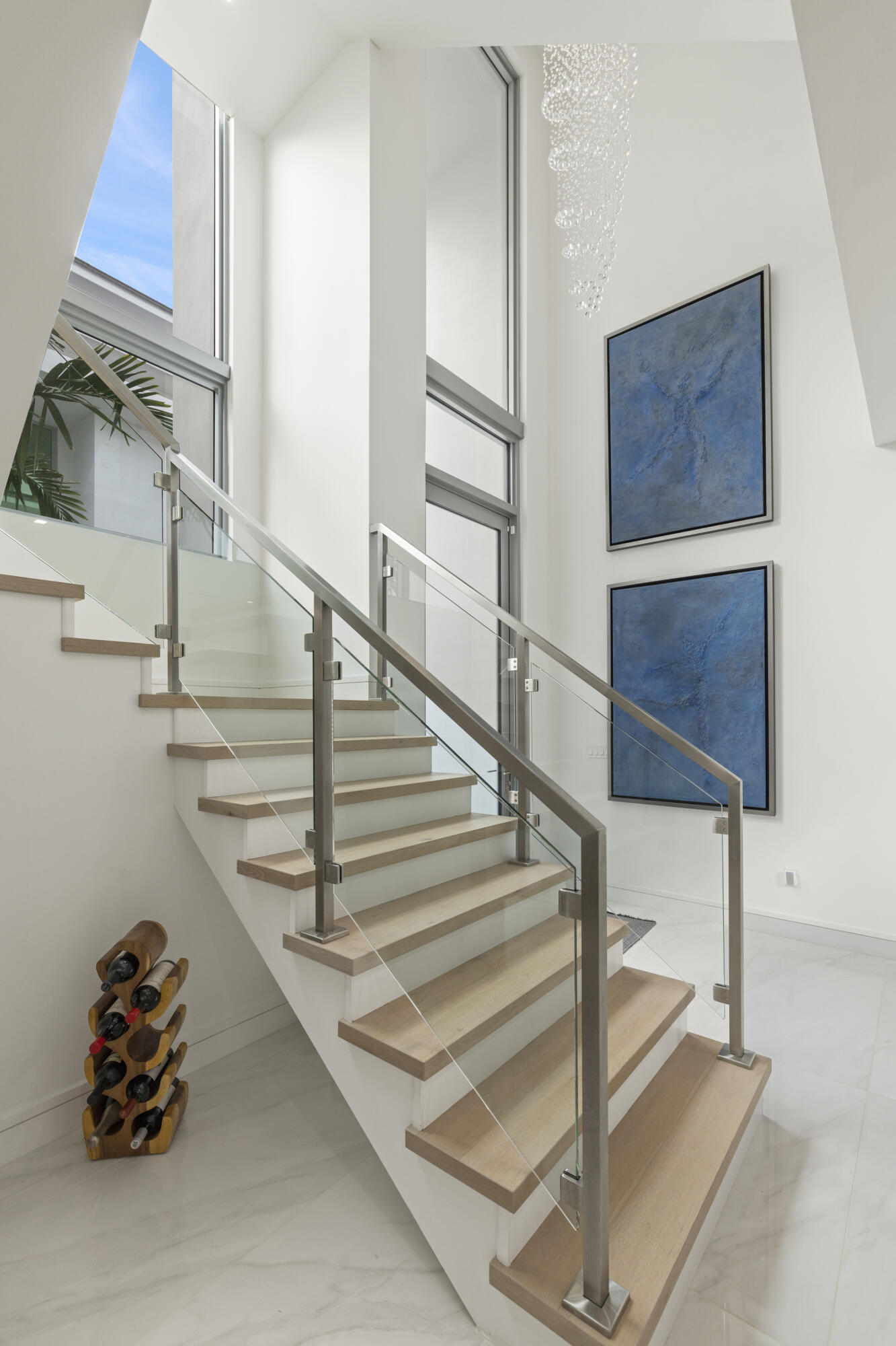 402 Ocean One Lane Juno Beach, FL 33408 - Photo 10 of 43 Glass Staircase