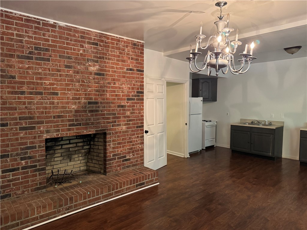 220 Camelot Road Clemson, SC 29631 - Photo 19 of 28 Den/ Rec Room Lower Level with kitchenette. Walk out to patio.