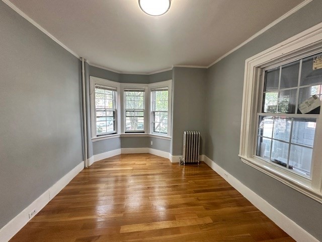 13 Spruce Street, Unit A Waltham, MA 02453 - Photo 12 of 13 a view of an empty room with wooden floor and a window