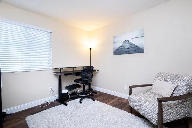 a view of a workspace with a window