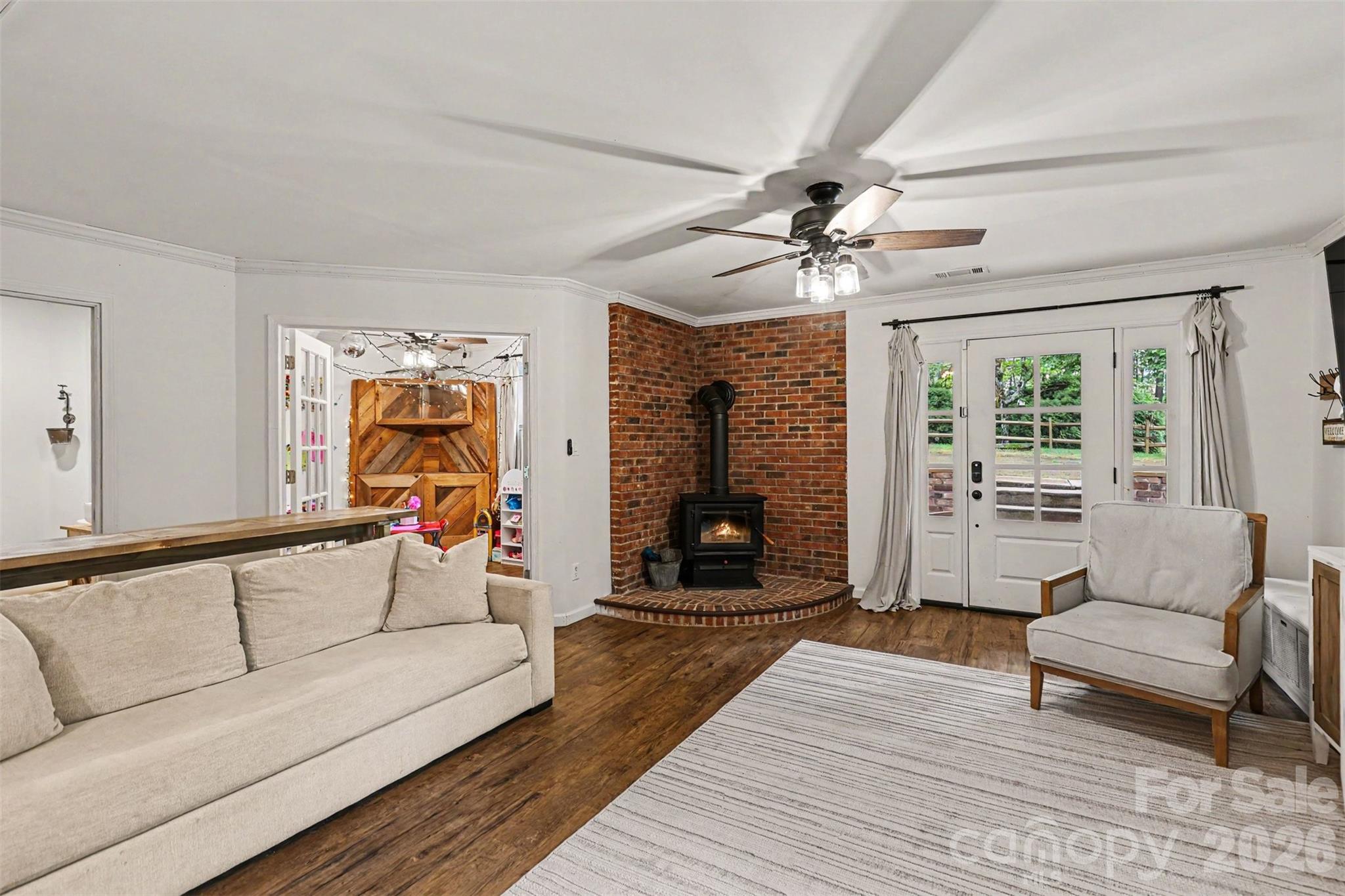 184 Canal Road Belmont, NC 28012 - Photo 20 of 39 a living room with furniture and a fireplace
