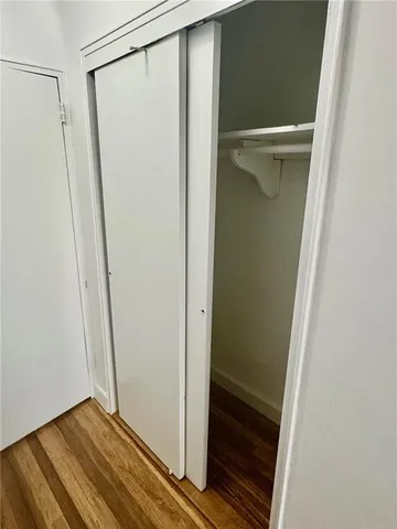 a view of closet area