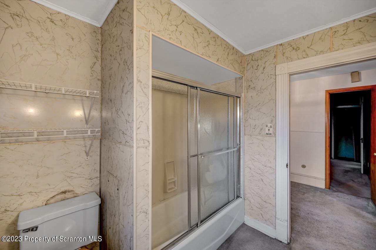 5 East Mountain Road Scranton, PA 18505 - Photo 61 of 88 a bathroom with a shower and a sink