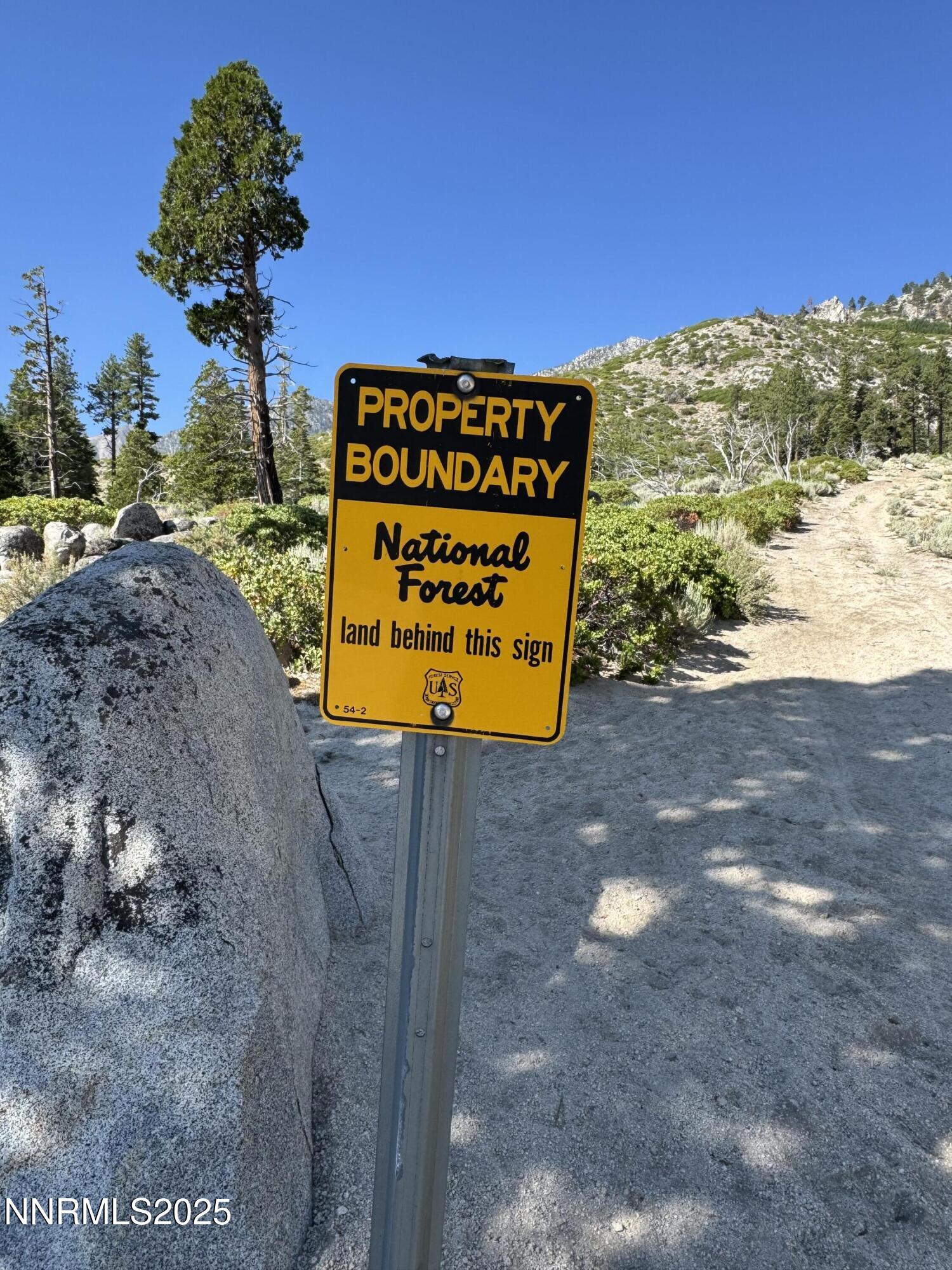 Tbd Tbd Kingsbury Grade Gardnerville, NV 89460 - Photo 18 of 31 a sign that is on the side of the road