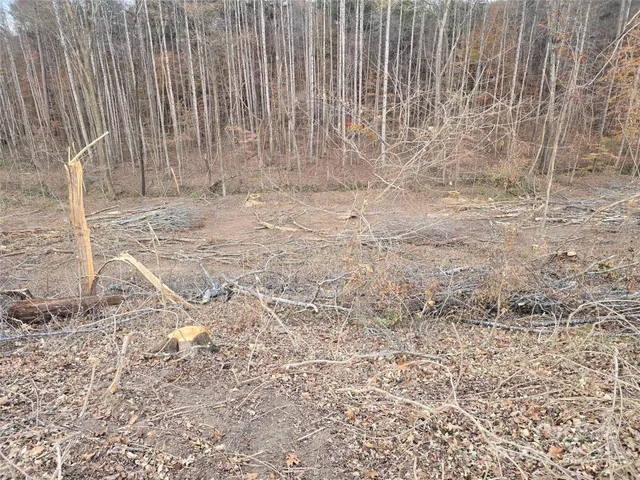 a view of wooden door