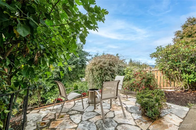 a view of a city from a balcony