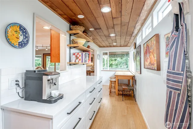 a very nice looking room with a large window