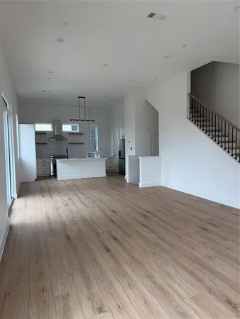 a view of a livingroom with a furniture