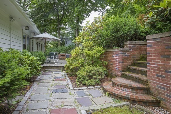 150 Buckminster Road Brookline, MA 02445 - Photo 17 of 25 a view of a pathway with plants