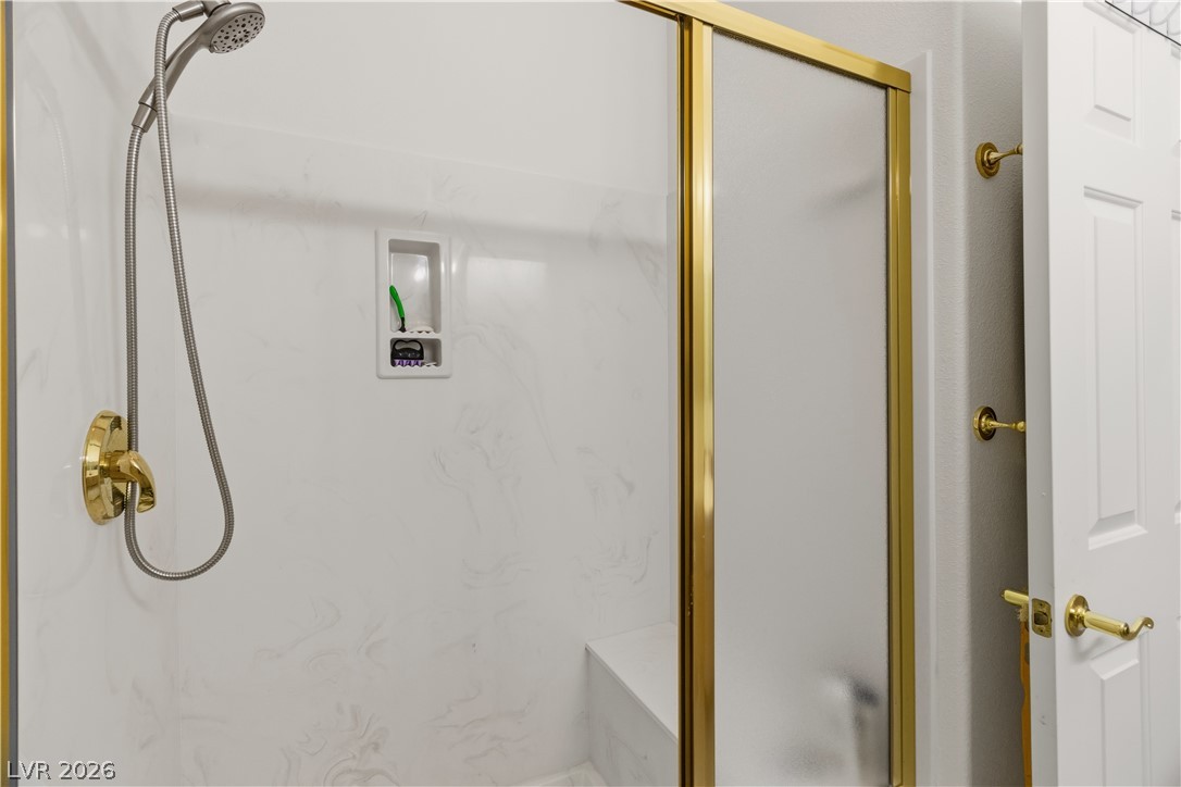 3589 Cottage Canyon Street Laughlin, NV 89029 - Photo 45 of 99 Full bath featuring a marble finish shower