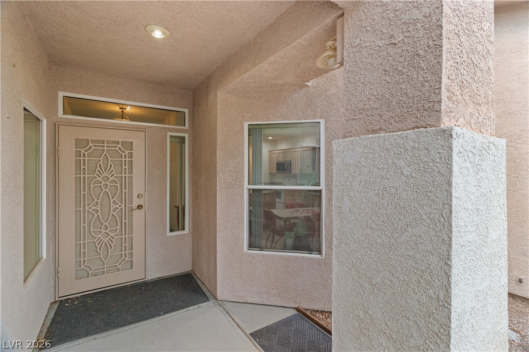 3589 Cottage Canyon Street Laughlin, NV 89029 - Photo 5 of 99 Property entrance featuring stucco siding