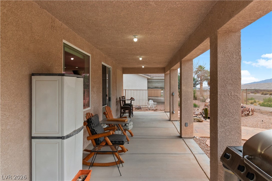 3589 Cottage Canyon Street Laughlin, NV 89029 - Photo 62 of 99 Covered porch with area for grilling