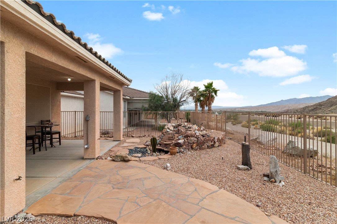 3589 Cottage Canyon Street Laughlin, NV 89029 - Photo 72 of 99 View of patio / terrace with a mountain view