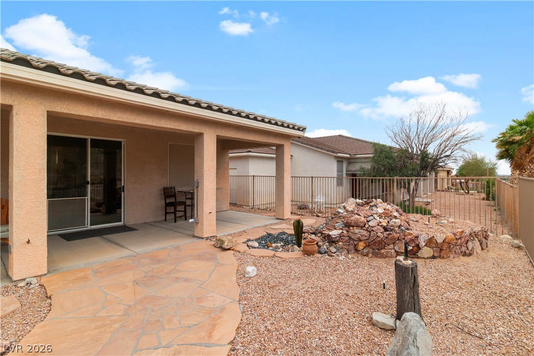 3589 Cottage Canyon Street Laughlin, NV 89029 - Photo 73 of 99 View of patio / terrace with a mountain view
