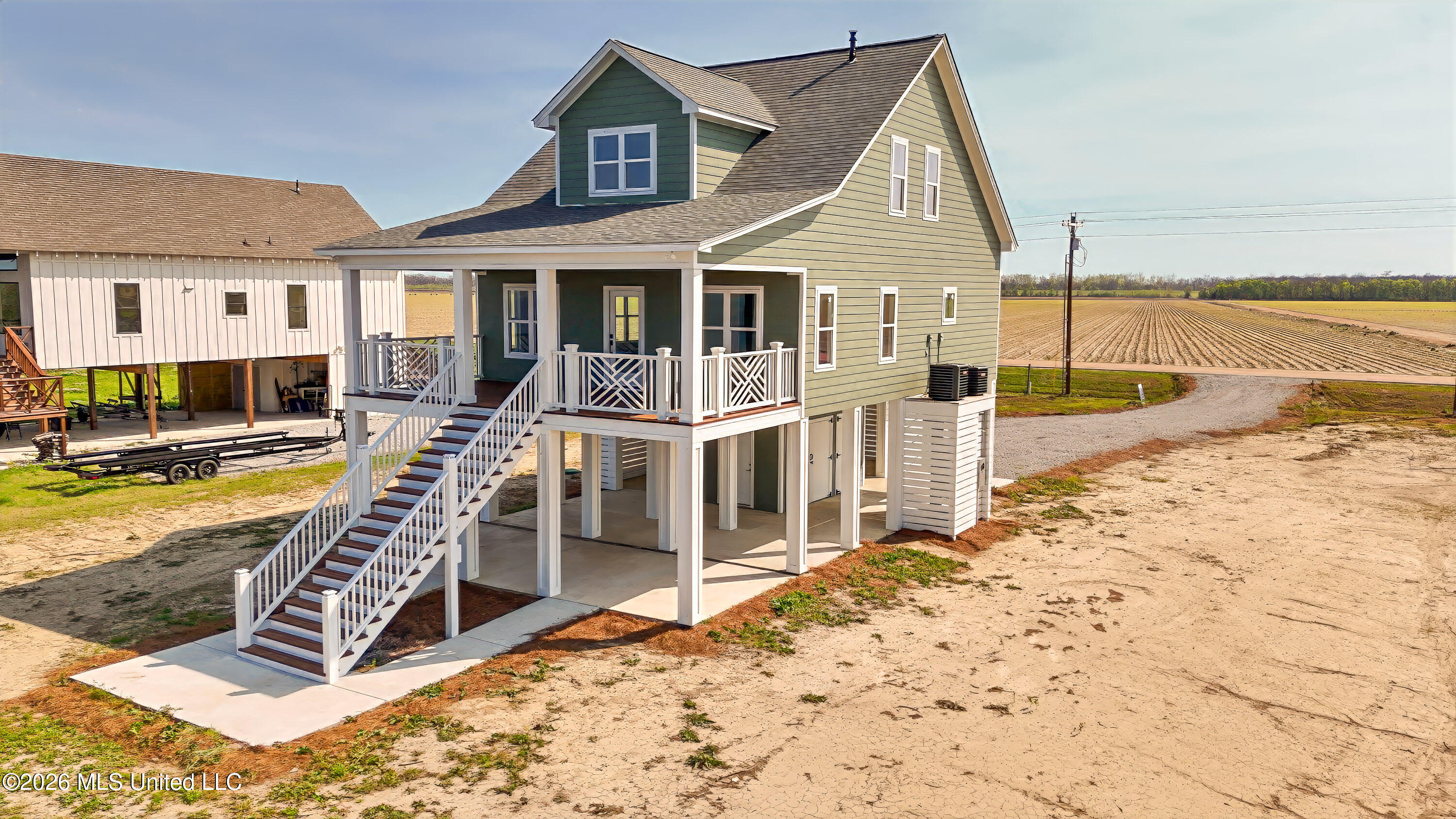 2410 Eagle Lake Shore Road Vicksburg, MS 39183 - Photo 39 of 55 Lakeside Aerial Main View