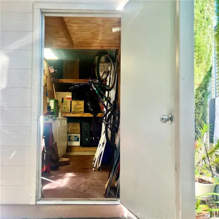 a view of water heater room