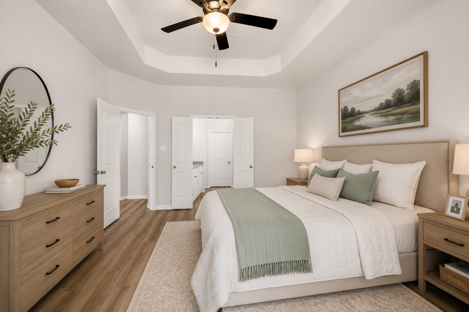 13432 Maverick Trail Road Conroe, TX 77303 - Photo 13 of 50 Appreciate the tray ceiling and LVP flooring in your primary