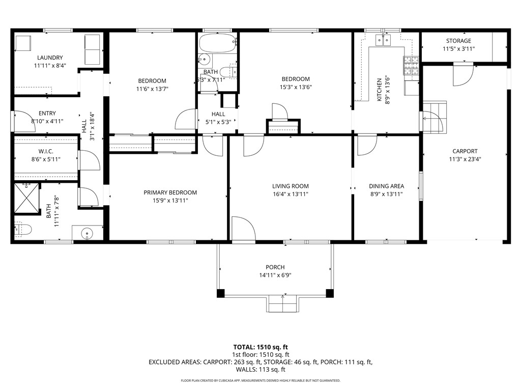 282 West Bennett Road Westminster, SC 29693 - Photo 41 of 42 Explore the meticulously detailed floor plan, offering a clear and comprehensive layout of the property.