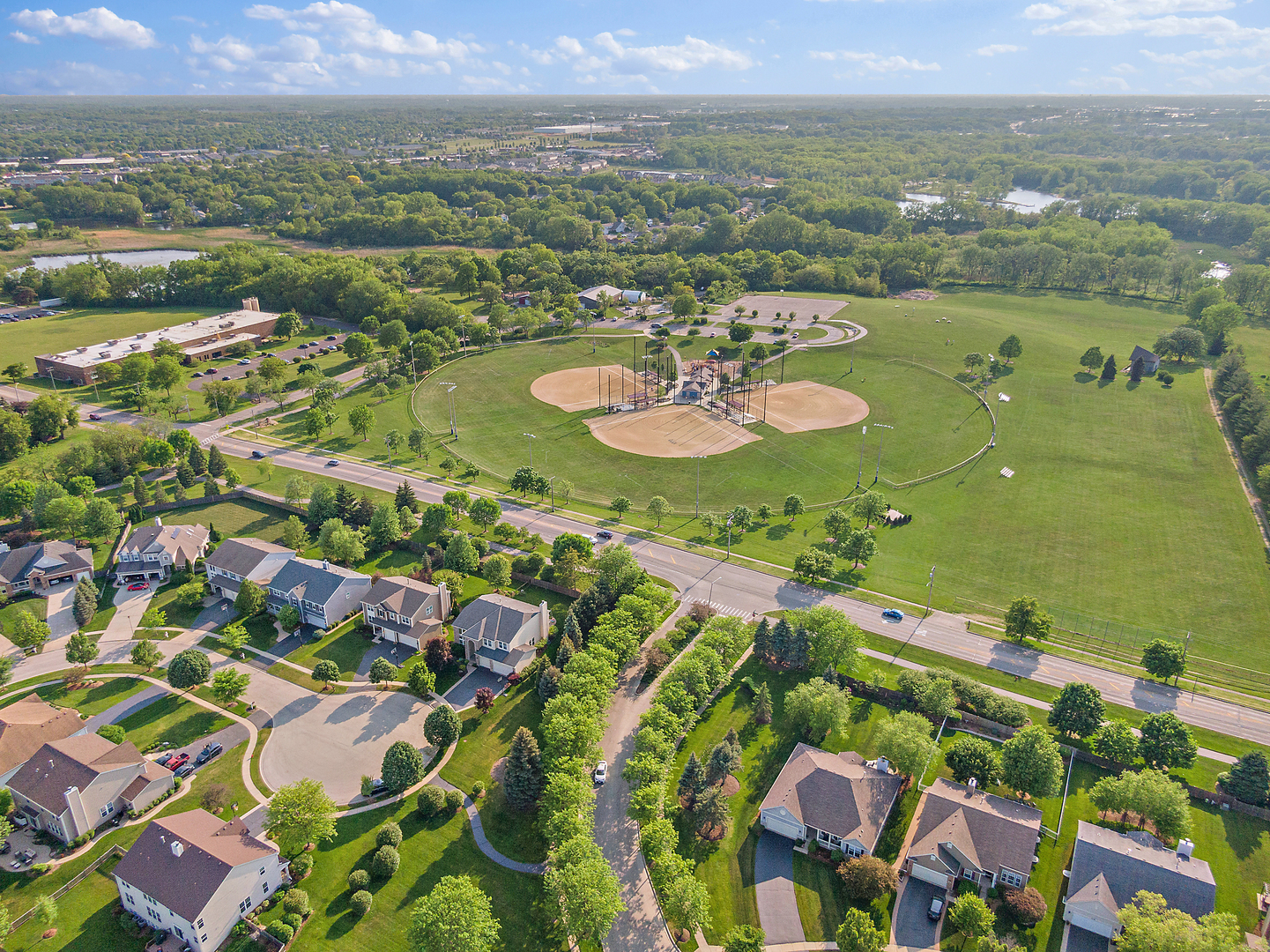 385 Sterling Circle Cary, IL 60013 - Photo 29 of 31 a view of a city with an ocean