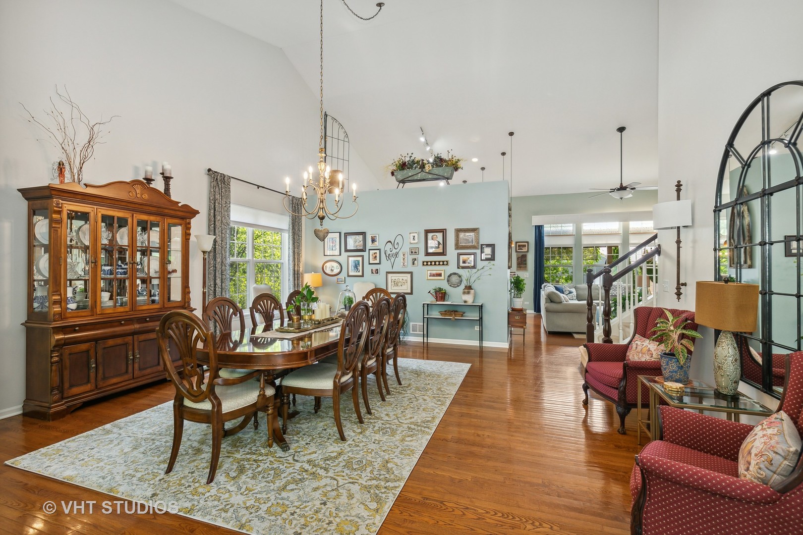 385 Sterling Circle Cary, IL 60013 - Photo 4 of 31 a view of a dining room with furniture window and wooden floor