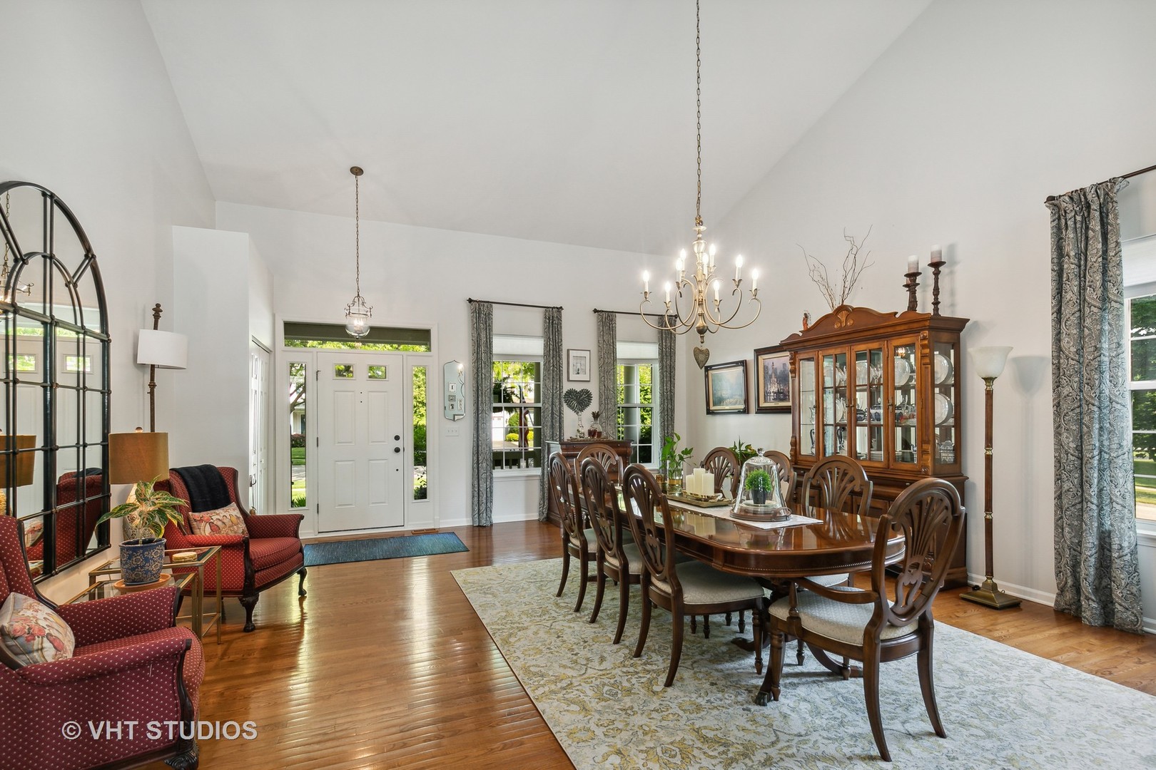 385 Sterling Circle Cary, IL 60013 - Photo 5 of 31 a view of a dining room with furniture window and wooden floor