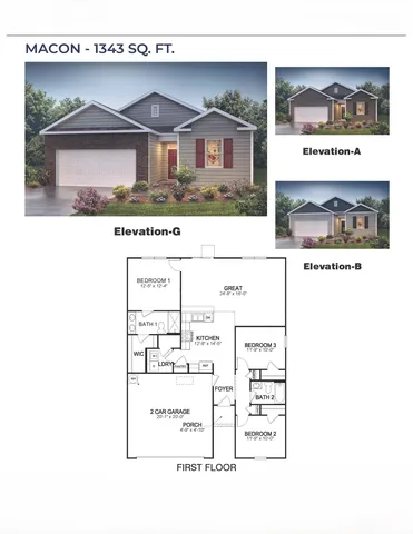 $269,990 | 3355 Cypress Hollow Drive, Moore, SC 29369