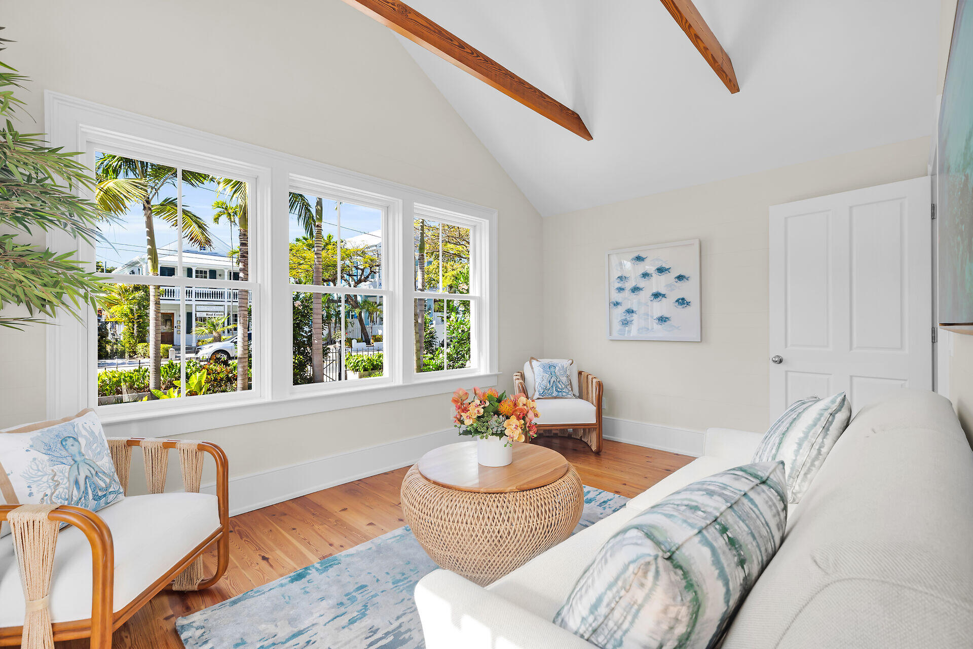 616 Eaton Street Key West, FL 33040 - Photo 13 of 62 a living room with furniture and a large window