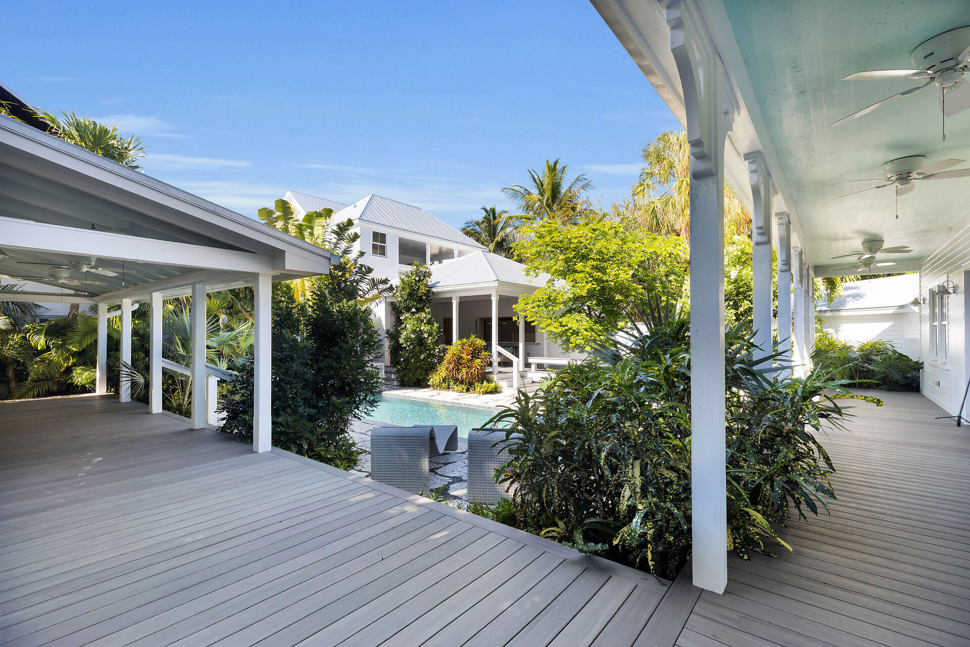 616 Eaton Street Key West, FL 33040 - Photo 44 of 62 a front view of a house with garden