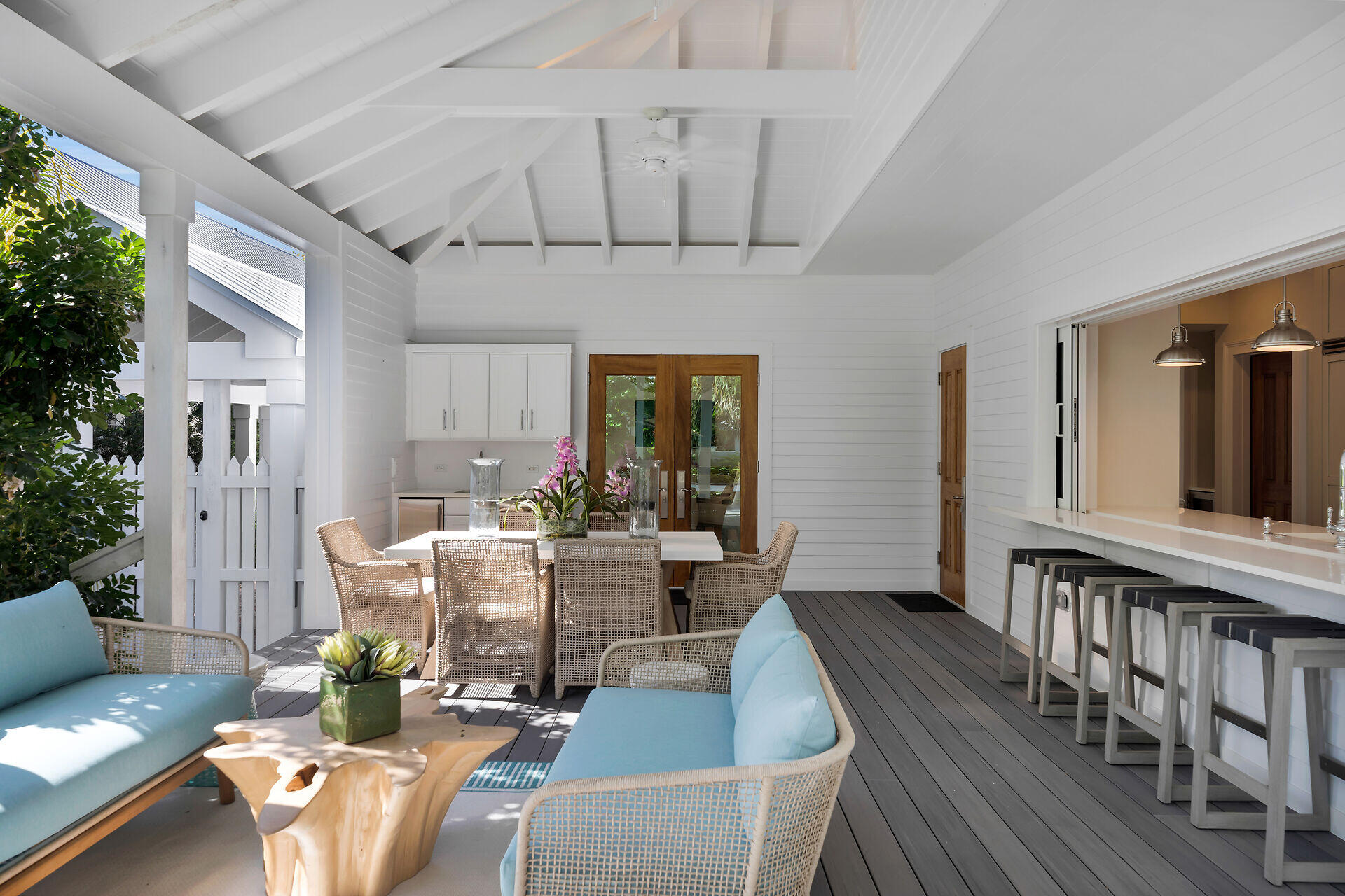616 Eaton Street Key West, FL 33040 - Photo 10 of 62 a view of a dining room with furniture window and wooden floor